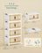 Storage Boxes - PP Plastic - White - with Lid