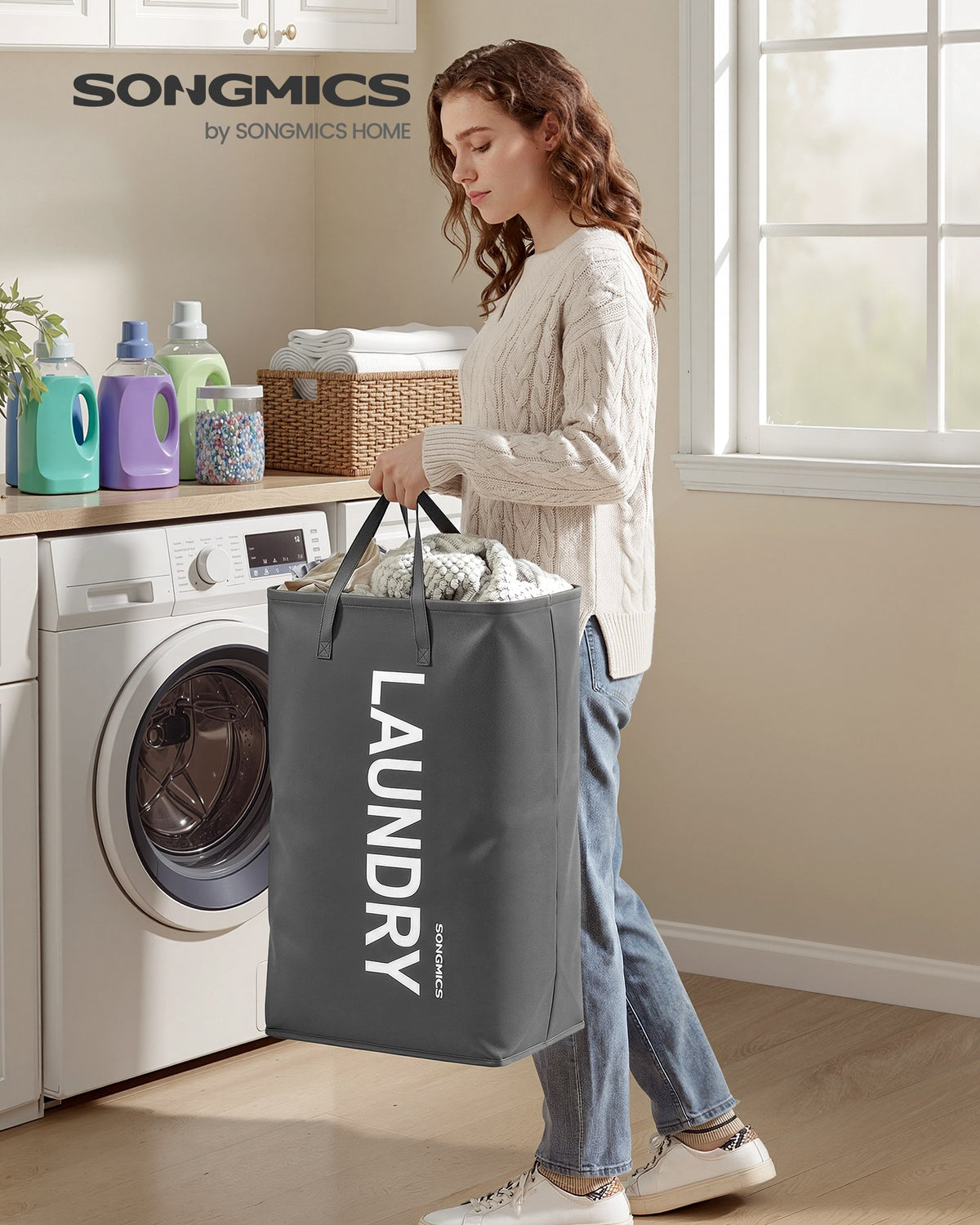 Kitchen Bin - With Pedal and Soft-Close Lid - 40 x 30 x 68 cm