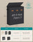 Laundry Basket - Fabric - Ink Black - Three Compartments with Washable Liner and Labels