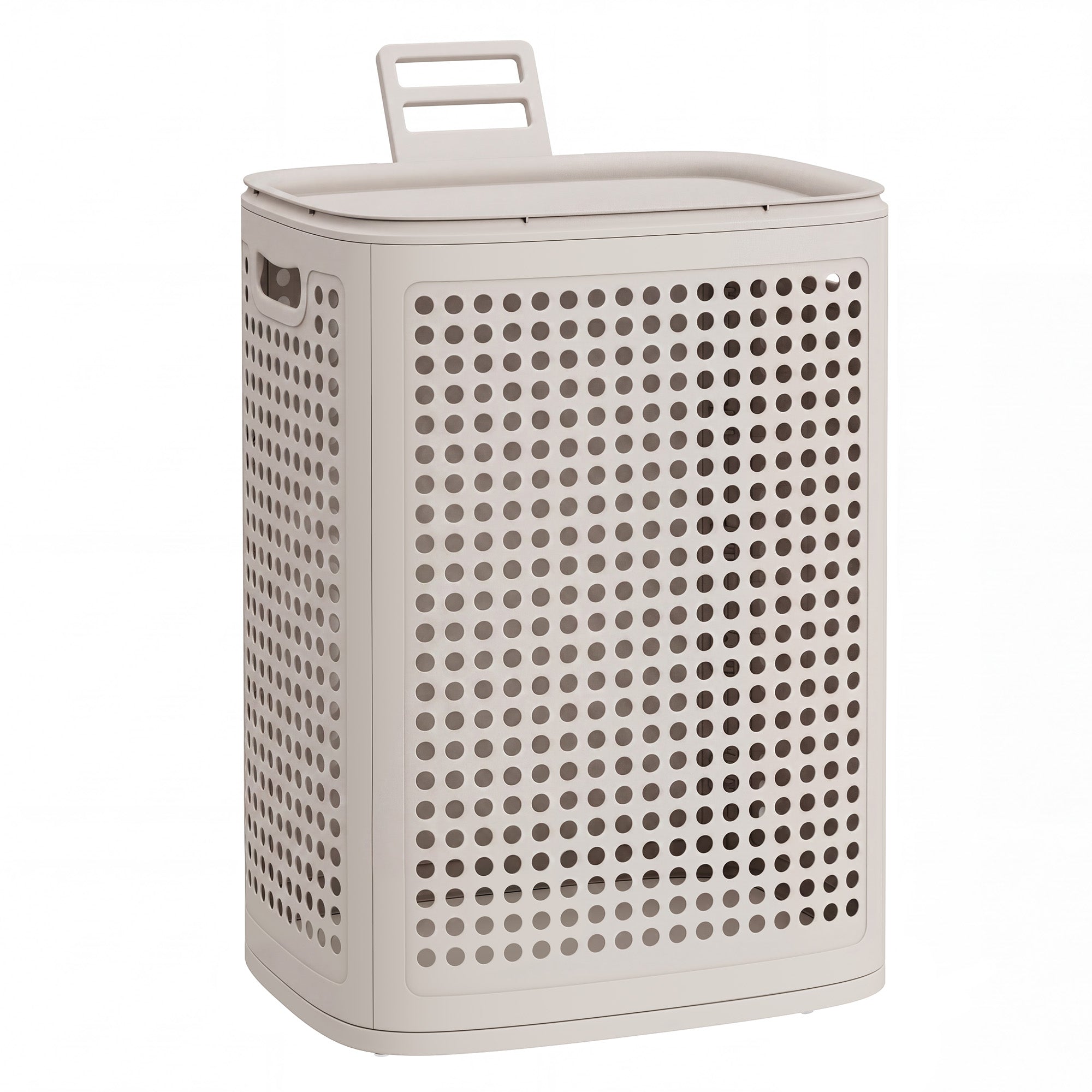 Kitchen Bin - With Pedal and Soft-Close Lid - Cappuccino Beige - 42.5 x 33 x 57 cm