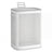 Kitchen Bin - With Pedal and Soft-Close Lid - White, Grey - 42.5 x 33 x 57 cm