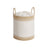 Laundry Hamper - Fabric - Camel Brown - 60 L with Lid and Drawstring Closure