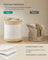 Laundry Hamper - Fabric - Camel Brown - 60 L with Lid and Drawstring Closure