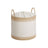 Laundry Hamper - Fabric - Camel Brown - 90 L with Lid and Drawstring Closure