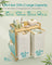 Laundry Basket - Fabric - Cream White - Double Compartment with Shelf and Side Pockets