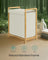 3-Compartment Laundry Basket - 150L - Bamboo Frame - Reinforced Lid