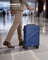Hard Shell Suitcase Cabin TSA Lock Spinner Wheels - ABS Plastic and PA Plastic - Bijou Blue