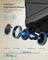 28 Inch Hard Shell Suitcase - ABS Plastic and PA Plastic - Ink Black