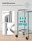 Laundry Trolley - Steel Frame - Gray - 110L Capacity with Removable Bag and Wheels