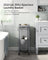 Laundry Basket - Steel Frame - Dove Grey - 90L Capacity with Removable Liner and Wheels