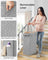 Laundry Basket - Steel Frame - Dove Grey - 90L Capacity with Removable Liner and Wheels