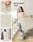 Laundry Basket - Steel - Cream White - 2-Compartment with Removable Liner and Wheels
