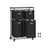 Rolling Laundry Hamper - Fabric - Ink Black - 150 L with Wheels and Removable Liners