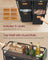 Rolling Laundry Hamper - Fabric - Ink Black - 150 L with Wheels and Removable Liners