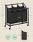 Rolling Laundry Sorter - 3 Removable Bags - Fabric - Ink Black