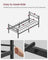 Single Metal Bed Frame - Metal - Black - No Box Spring Needed