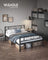 Double Bed Frame - Metal - Matte Black