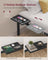 Metal Bed Frame - Matte Black - With Side Shelves