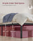 Single Metal Bed Frame - Steel - Ink Black - 90 x 190 cm