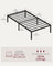 Single Metal Bed Frame - Steel - Ink Black - 90 x 190 cm