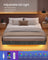 Floating Bed Frame - 150L - Foam - LED Lights