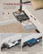 Single Metal Bed Frame - 90L Mattress - Steel - Headboard