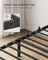 Single Bed Frame - Steel - Ink Black - with Slats and Headboard