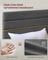 Small Double Bed Frame - 120 x 190 - Metal - Adjustable Headboard