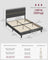 King Bed Frame - Metal - Suitable for 120x190 cm Mattress