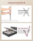 King Bed Frame - 150L - Steel - Lift-Up Storage