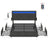 King Bed Frame - 500L - Steel - LED Lights