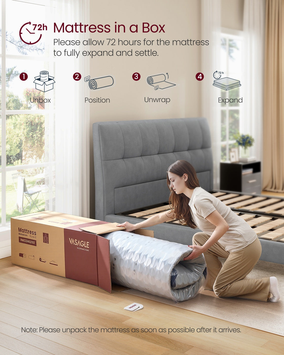Hybrid Mattress - 90L - Pocket Springs - Medium Firm