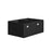 Set of 2 Foldable Storage Organisers - Oxford Fabric - Ink Black - Washable with Metal Label Holders