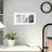 Triple Picture Frame - MDF with Glass Front - White - Wall Mounted or Table Top Display for Three 10 x 15 cm Photos