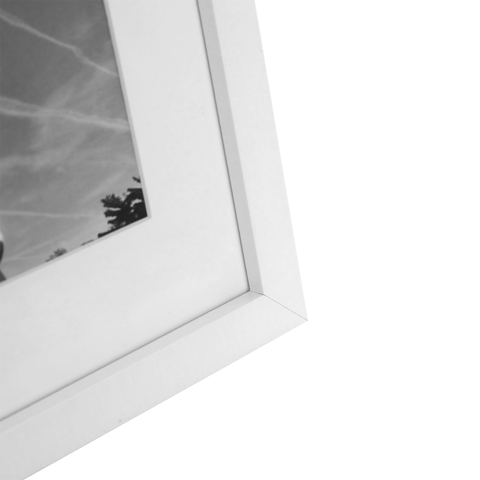Triple Picture Frame - MDF with Glass Front - White - Wall Mounted or Table Top Display for Three 10 x 15 cm Photos