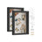 A4 Collage Picture Frame - Wood - Black - Includes 6 Mats and Shadow Box with Push Pins