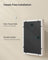 Set of 2 A4 Picture Frames - Wood - Black - Includes 6 Mats and 4 Push Pins