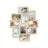 Photo Frame Collage - MDF - Natural Beige - Wall Mounted for 10 Photos (4x6)