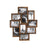Photo Frame Collage - MDF - White - Wall-Mounted for 10 Photos (4" x 6")