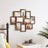 Collage Picture Frames - MDF - White - Wall Mounted for 10 Photos (4x6)