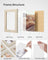 Picture Frame Collage - Holds 12 Photos - Clear Glass - Black