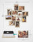 Picture Frame Collage - Holds 12 Photos - Clear Glass - Black