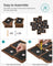 Wall Collage Picture Frames - For 12 Photos - Clear Glass - Assembly Required