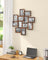 Wall Collage Picture Frames - For 12 Photos - Clear Glass - Assembly Required