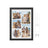 A4 Multi Photo Frame - Wood - Ash Black - Includes 3 Mats and Non-Trace Nails