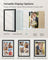 A4 Multi Photo Frame - Wood - Ash Black - Includes 3 Mats and Non-Trace Nails