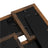 Collage Picture Frames - Wood Grain - Rustic Brown - Wall Mounted Display for 4x6 Photos
