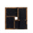Collage Picture Frames - Wood Grain - Rustic Brown - Wall Mounted Display for 4x6 Photos