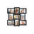 Collage Picture Frame - MDF - White - Wall Mounted for 9 Photos (4x6 inch)