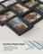 Collage Picture Frame - MDF - White - Wall Mounted for 9 Photos (4x6 inch)